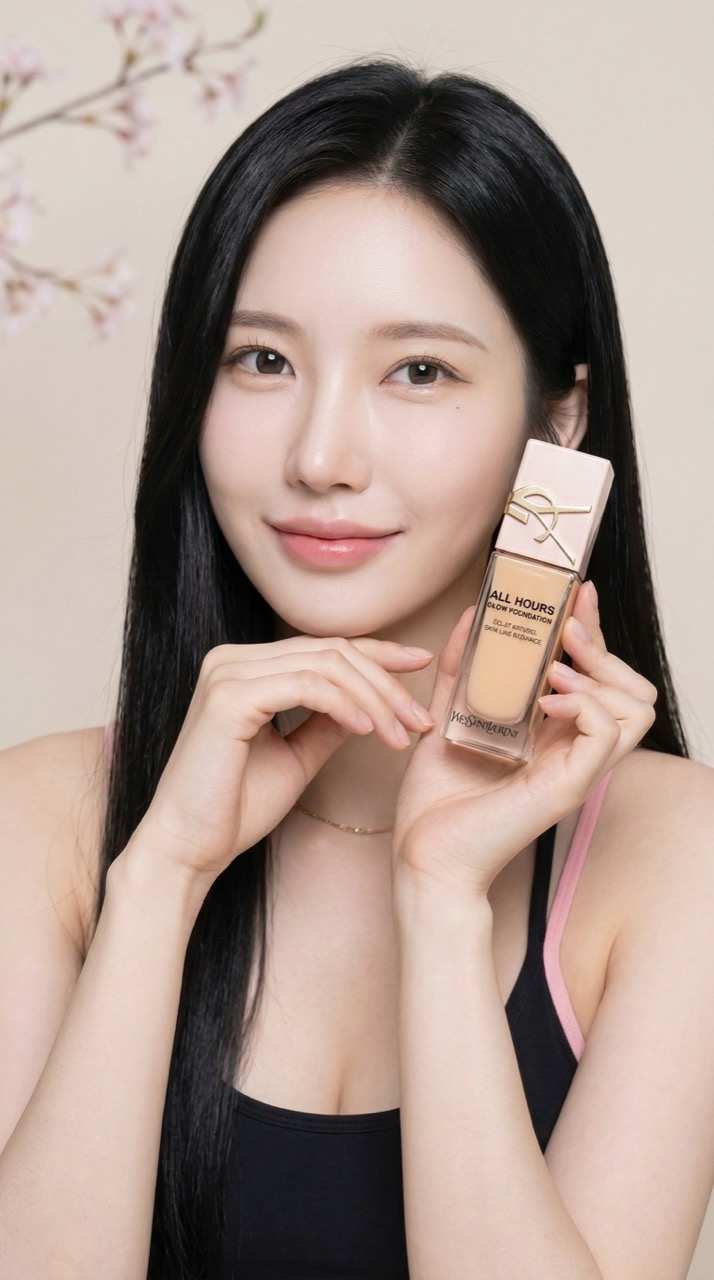 Kira AI 模特：YSL 美妝產品摆拍範例 — Higgsfield 工作流