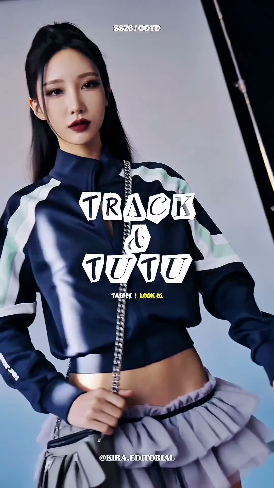 Kira AI 模特 Reel 01 — SS26 Track & Tutu OOTD